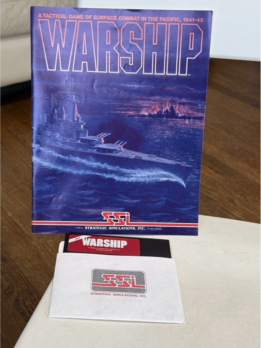 Warship by Strategic Simulations, Inc. for Atari ST - Looks Good Is Untested